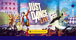 Desktop Screenshot of justdancelive.com